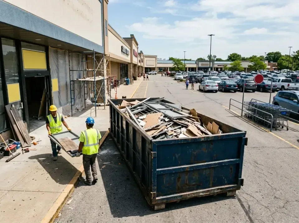 retail-store-renovation-debris-003 — frequently asked questions, Roll-off Dumpster Rentals in Collegedale, TN